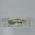 Antique Point Cut Diamond Trilogy Platinum 18ct 18k Yellow Gold - Size M 1/2