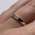 Half Eternity Channel Set Cubic Zirconia Ring 9ct 9k Yellow Gold  - Size M