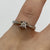 Diamond Solitaire Ring 18ct 18k White Gold - Size I