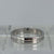 Diamond Solitaire Wedding Band Ring 18ct 18k White Gold - Size O