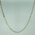 Figaro Chain Necklace 9ct 9k Yellow Gold - 18" Inches