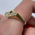 Diamond & Sapphire Unique Unisex Ring 18ct Yellow Gold - Size R