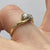 Diamond Toi Et Moi .50ct Bypass Ring 18ct 18k Yellow Gold - Size M 1/2