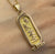 Ancient Egyptian Ankh Hieroglyphics Two Tone Pendant 18ct 18k Rose Yellow Gold