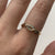 Diamond Crossover Twist Ring 9ct 9k Yellow Gold  - Size O