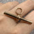 T-Bar Pendant Large 9ct 9k Old Rose Gold