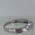 Contemporary Diamond Trilogy .25ct Bezel Set Ring 18ct 18k White Gold - Size N