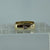 Diamond Square Shank Bezel Setting Ring 9ct 9k Yellow Gold  - Size M