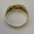 Diamond Signet Band Ring 9ct 9k Yellow Gold - Size Z+1