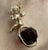 Amethyst Cupid Swivel Fob Pendant 9ct 9k Rose Gold