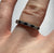 Sapphire & Diamond Half Eternity Ring 9ct 9k Yellow Gold  - Size K