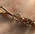 Stars and Bars Chain Necklace 9ct 9k Rose Gold - 20" Inches