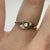 Antique Diamond Trilogy Bypass Ring 18ct 18k Yellow Gold - Size I 1/2