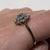 Diamond Cluster Tiered Ring 9ct 9k Yellow Gold - Size S 1/2