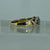 Diamond Cluster Foliate Accents Ring 9ct 9k Yellow Gold  - Size O