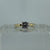 CZ Solitaire Round Cut Fine Ring 14ct 14k Yellow Gold - Size R