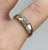 Diamond Rose Gold Bypass Pave Set Band Ring  9ct 9k Rose Gold - Size P