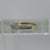 Antique Diamond & Platinum Trilogy Ring 18ct 18K Yellow Gold - Size J 1/2