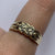 Diamond Braid Weave  Ring 9ct 9k Yellow Gold  - Size O 1/2