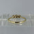 Old Cut Light Yellow Diamond Trilogy Ring 18ct 18k Yellow Gold - Size P