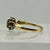 Sapphire & Diamond .15ct Cluster Accent Ring 9ct 9k Yellow Gold - Size T