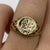 St. Christopher Signet Ring 9ct 9k Yellow Gold - Size K