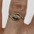 Diamond Trilogy Bypass Ring 9ct 9k Yellow Gold - Size I 1/2