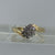 Diamond Cluster Crossover Bypass Ring 9ct 9k Yellow Gold  - Size K 1/2