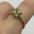 Diaspore Princess Cut Solitaire Ring 10ct 10k Yellow Gold - Size P 1/2