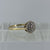 Diamond .25ct Cluster Tiered Ring 9ct 9k Yellow Gold - Size O