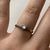 Antique Diamond .10ct & Platinum Solitaire Ring 18ct 18k Yellow Gold - Size L