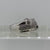 Diamond Cluster Band Ring 9ct 9K White Gold - Size L