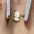 Cameo Oval Ring 9ct 9k Yellow Gold - Size P 1/2