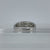 Baguette Diamond .25ct Channel Set Two Row Band Ring 9ct 9K White Gold - Size N