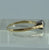 Antique Diamond Platinum Ring 18ct 18k Yellow Gold - Size M 1/2