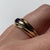 Amethyst Flush Set Band Ring 9ct 9k Yellow Gold - Size M