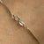 Dainty Box Chain Necklace 9ct 9k White Gold - 18" Inches