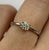 Diamond .10ct Illusion Set Solitaire Engagement Ring 9ct 9k White Gold  - Size J