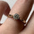 Diamond .20ct Solitaire Engagement Ring 9ct 9k Yellow Gold  - Size K 1/2