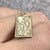 St Christopher Rectangle Pendant 9ct 9k Yellow Gold