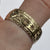 Embossed Starburst Band Ring 9ct 9k Yellow Gold  - Size Z+1