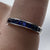 Sapphire Channel Set Half Eternity Ring 18ct 18k White Gold - Size M 1/2