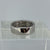 Diamond Trilogy Flush Set Chunky Band Ring 9ct 9K White Gold - Size O