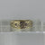 Diamond Celtic Style Weaved Band Ring 9ct 9k Yellow Gold - Size M