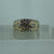 Diamond Pave Set Decorative Band Ring 9ct 9k Yellow Gold  - Size O