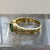 Emerald .70ct East West Bezel Set & Diamond Ring 18ct Yellow Gold - Size Q