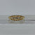 Antique Old Cut Diamond Boat Ring 18ct 18k Yellow Gold - Size L 1/2