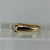 Solitaire .15ct Diamond Gypsy Ring 9ct 9k Yellow Gold - Size O