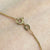 Celtic Design Dainty Chain Bracelet 9ct 9k Yellow Gold - 7" Inches