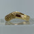 Yellow Topaz Pave Set Curved Chunky Wishbone Ring 18ct 18k Yellow Gold  - Size O